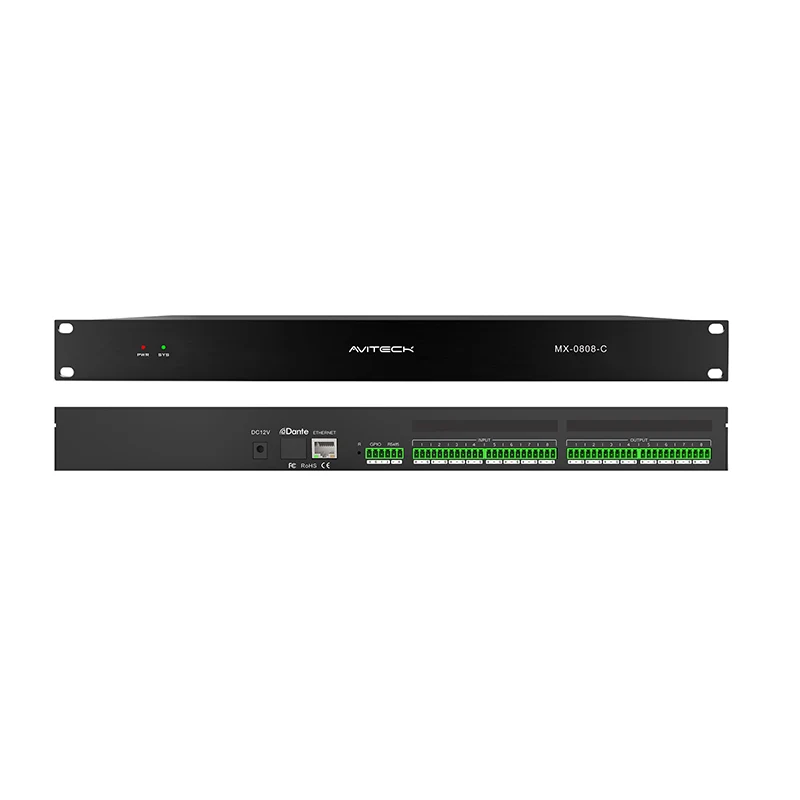 12V Dante 8 in 8 Out tarmoq audio protsessorini zamonaviy AV tizimlari uchun nima zarur qiladi?