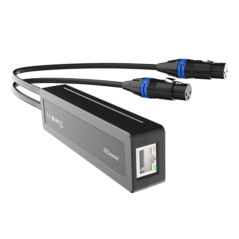 Dante 2 ch apapterning adapter interfeysi