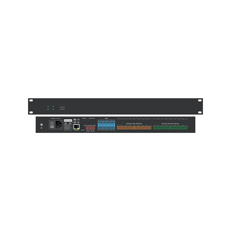 MU-0808 8×8 raqamli audio matritsasi